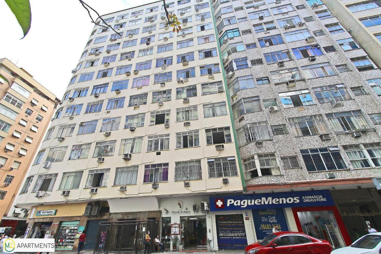 Studio vista mar para 4 pessoas em Copacabana Rio de Janeiro Exterior foto