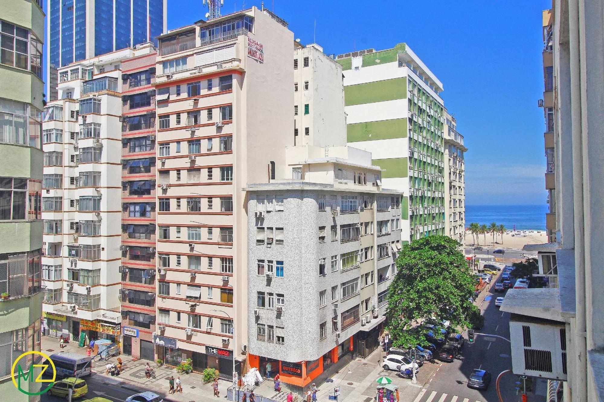 Studio vista mar para 4 pessoas em Copacabana Rio de Janeiro Exterior foto