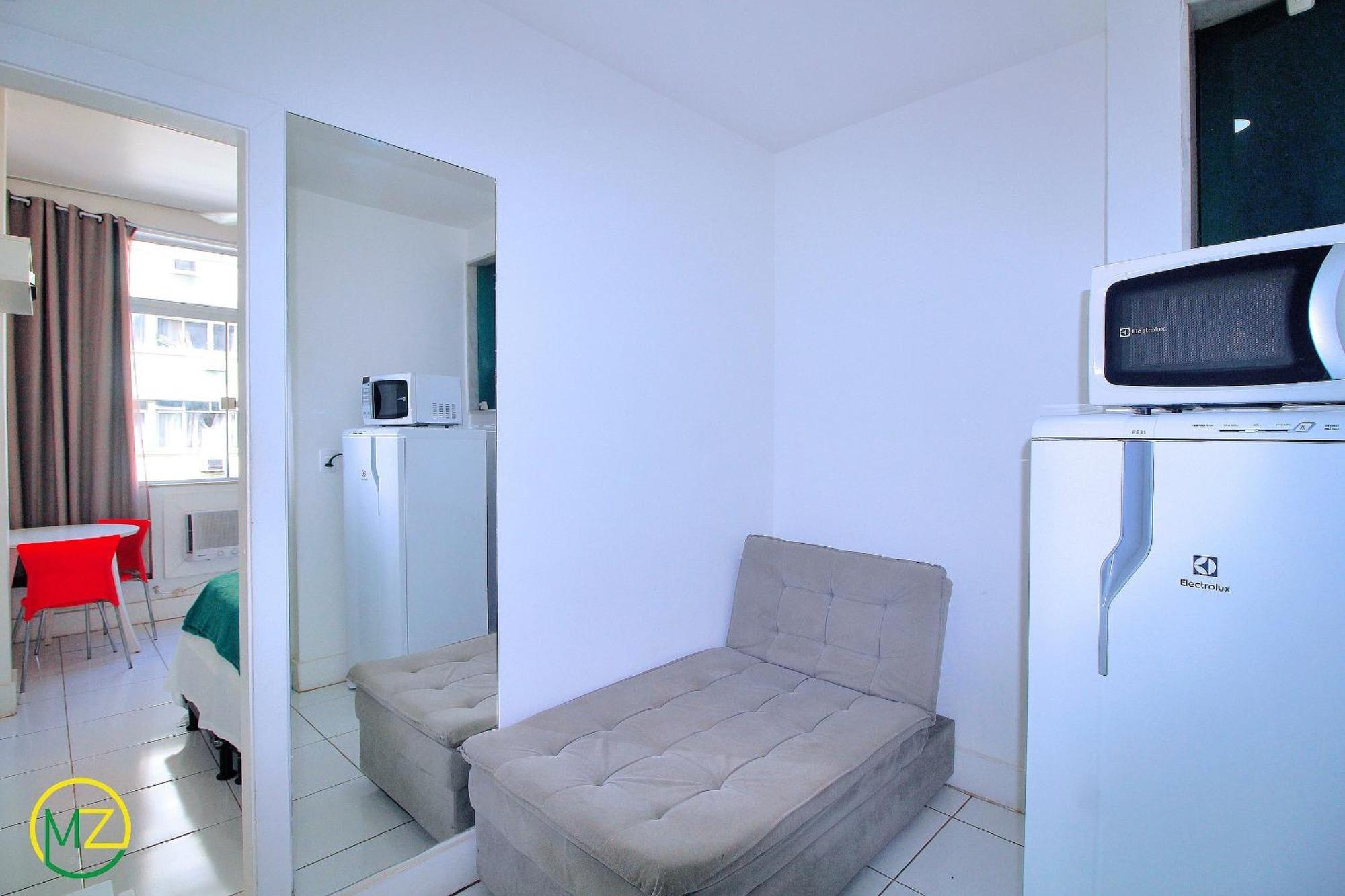 Studio vista mar para 4 pessoas em Copacabana Rio de Janeiro Exterior foto