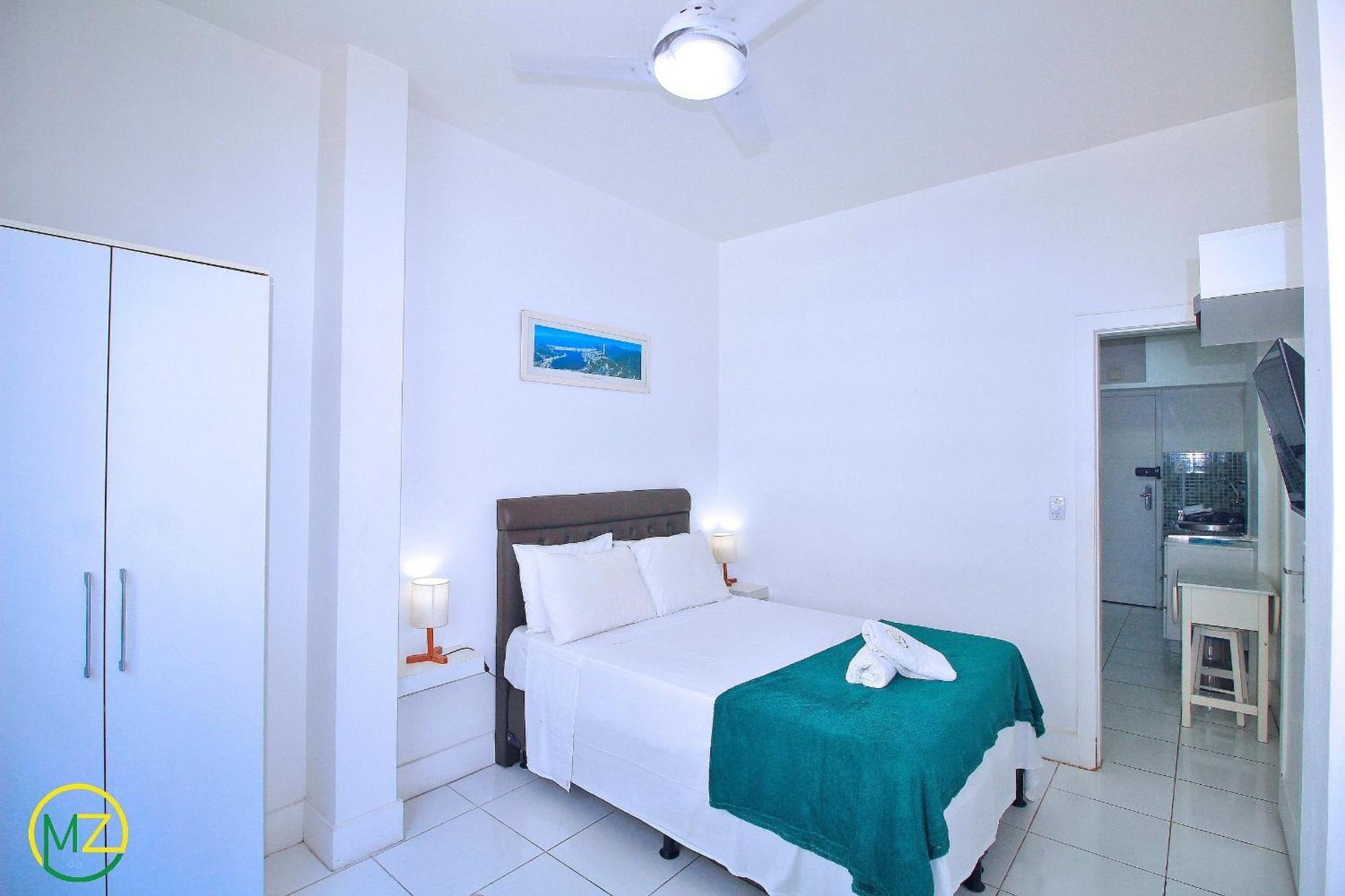 Studio vista mar para 4 pessoas em Copacabana Rio de Janeiro Exterior foto